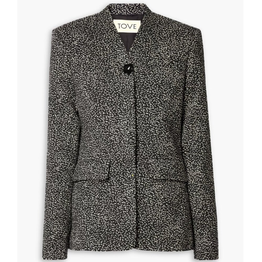 TOVE anais blazer jacket dot black/white 36/XS/S